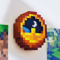 Minecraft Wall Clock Game Merchandise Cosplay Model Quartz Clock Digital Wall Clocks Home Living Room Bedroom Decoration Gifts